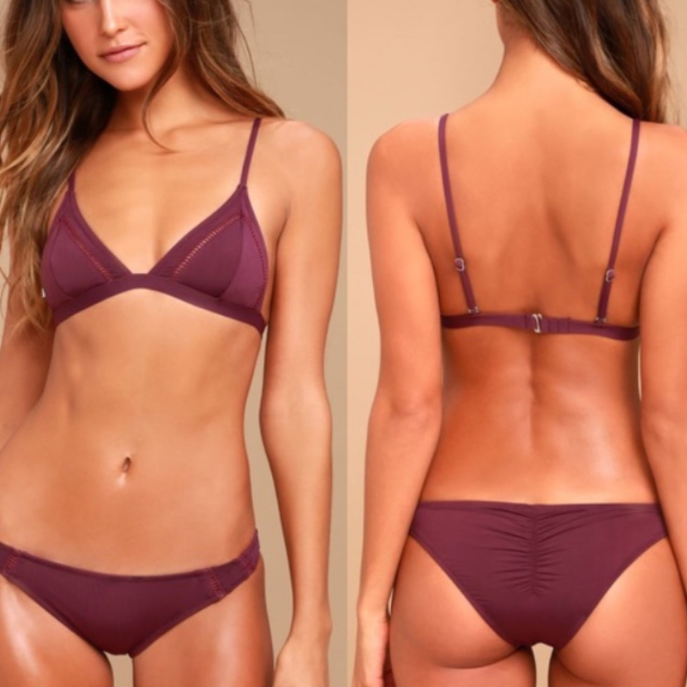 Rhythm plum bikini